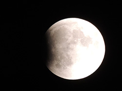 view of 2016 lunar eclipse from St-Jerome QC